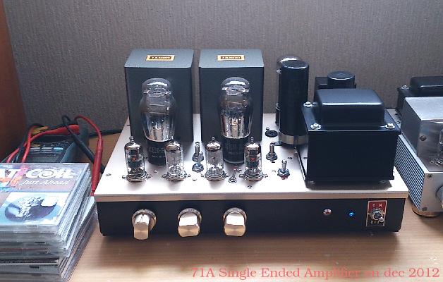 71A Single Ended Amplifier Dic 2012